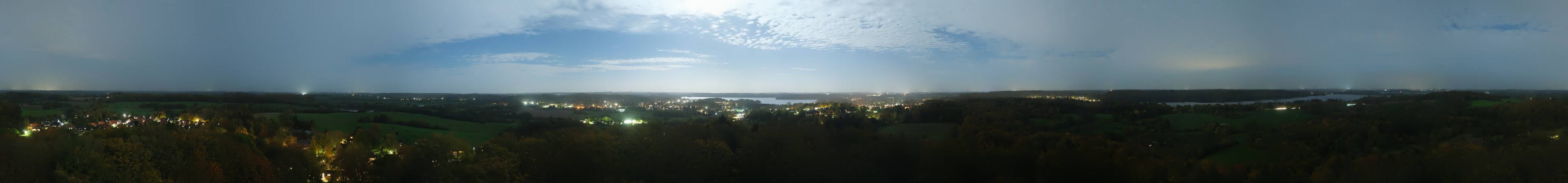 Holzbergturm lake panorama